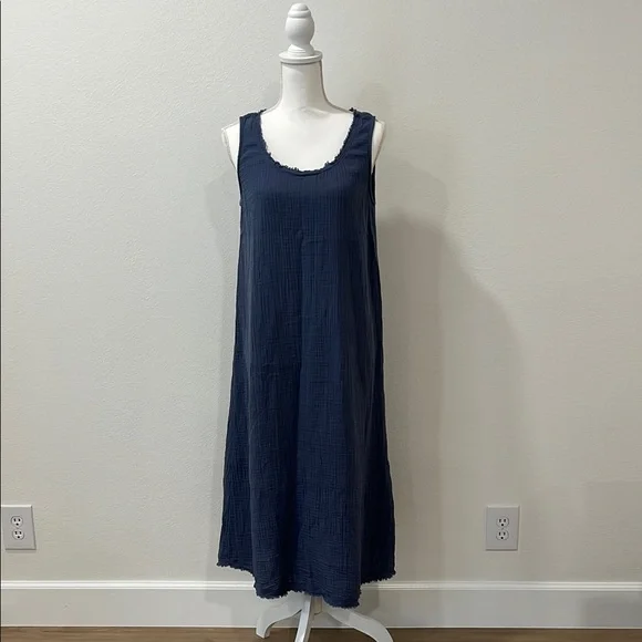 Eileen Fisher | Dresses | Eileen Fisher Organic Cotton Gauze Scoop Neck  Dress | Poshmark